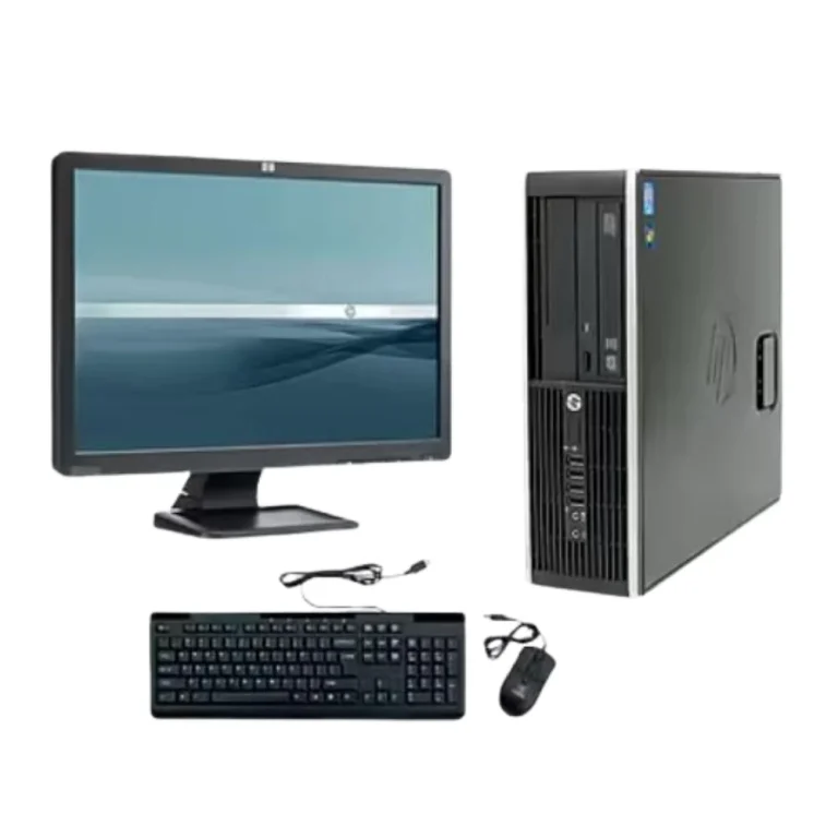 HP Intel Core i5 Desktop PC Bundle – 4GB RAM, 500GB HDD, 19″ Monitor, Windows 11 Pro + Office